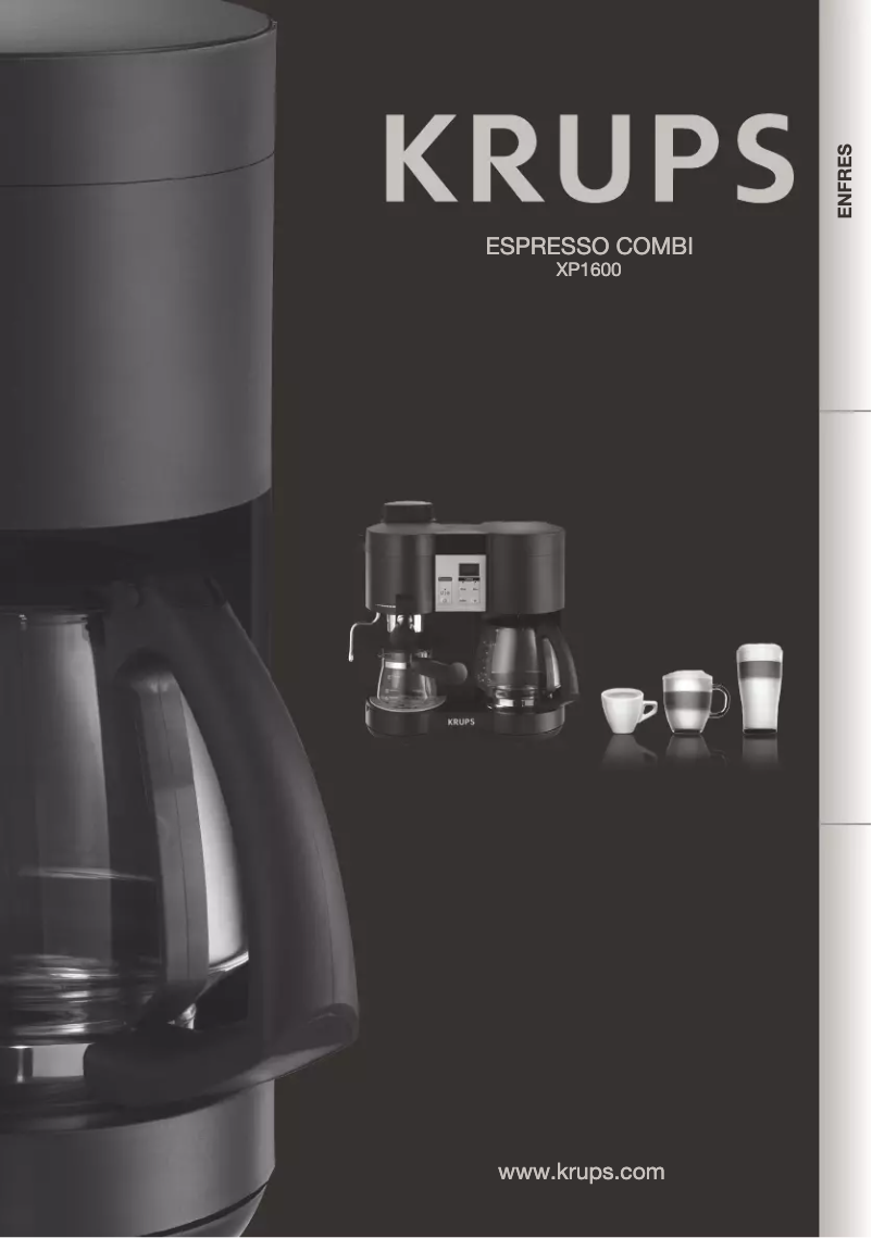 Image de la première page du manuel de l'appareil XP1600
