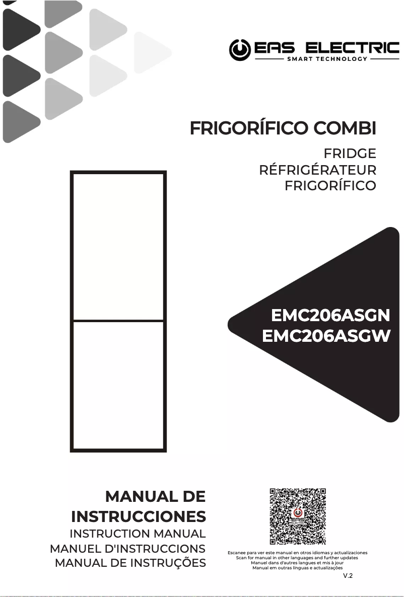 Page 1 de la notice Manuel utilisateur EAS Electric EMC206ASGN