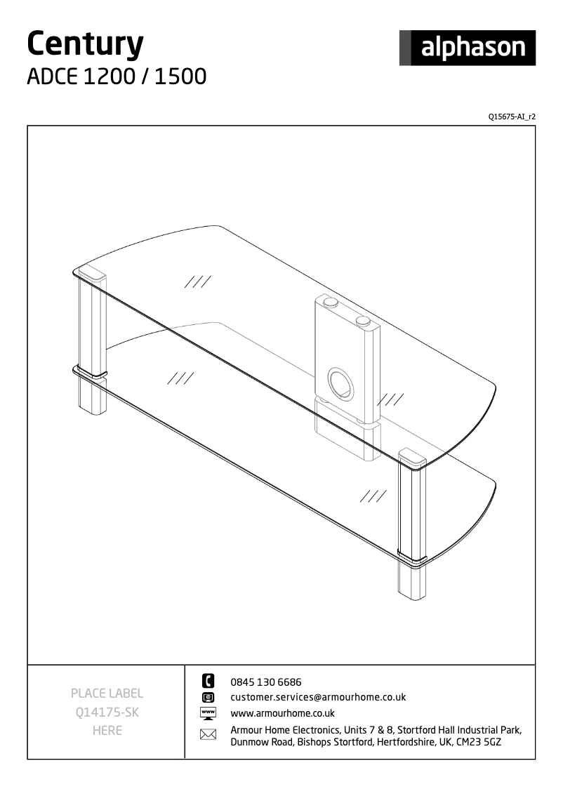 Imagen de la primera página del manual del dispositivo Century 1200