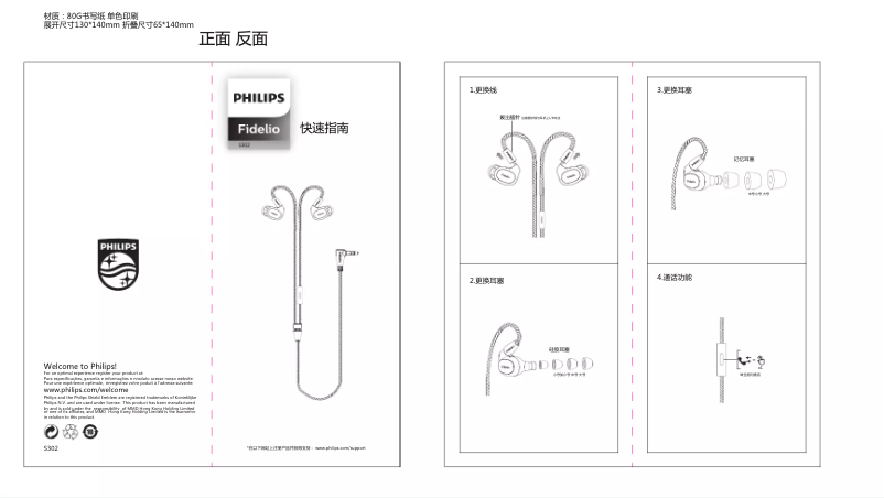 Page 1 de la notice Manuel utilisateur Philips Fidelio S302