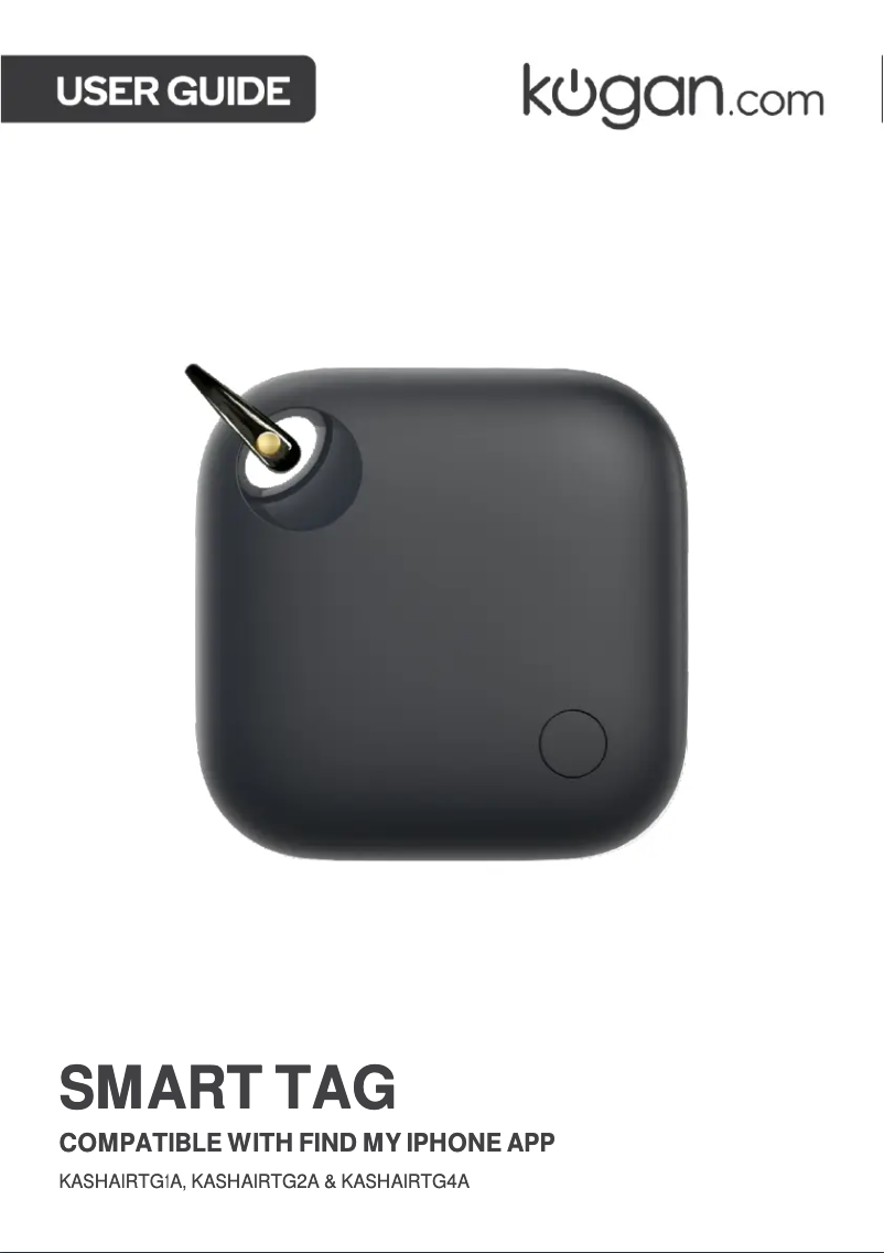 Image de la première page du manuel de l'appareil KASHAIRTG1A