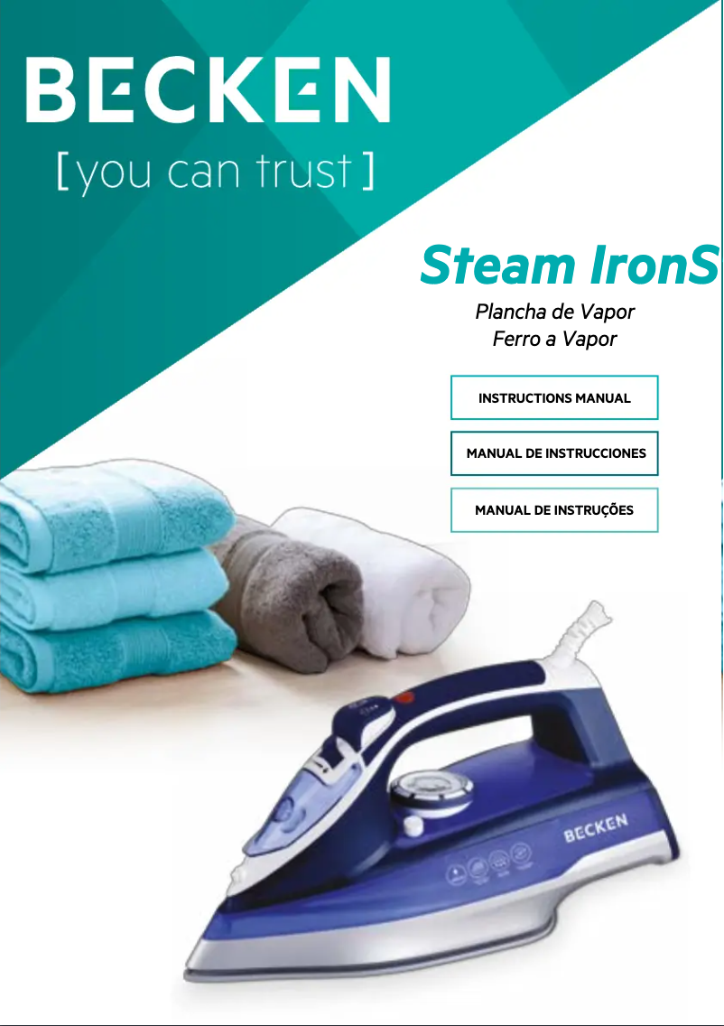 Page 1 de la notice Manuel utilisateur Becken BSI3637