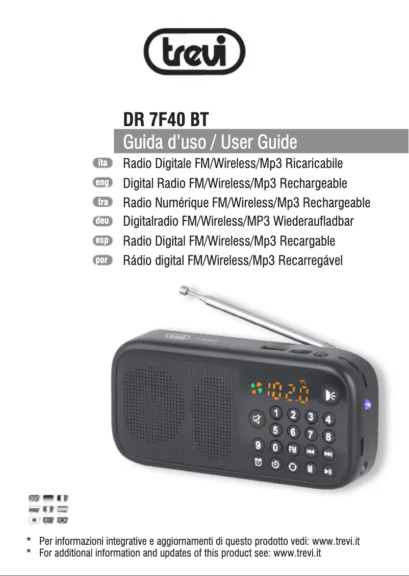 Página 1 del manual Manual de usuario Trevi DR 7F40 BT