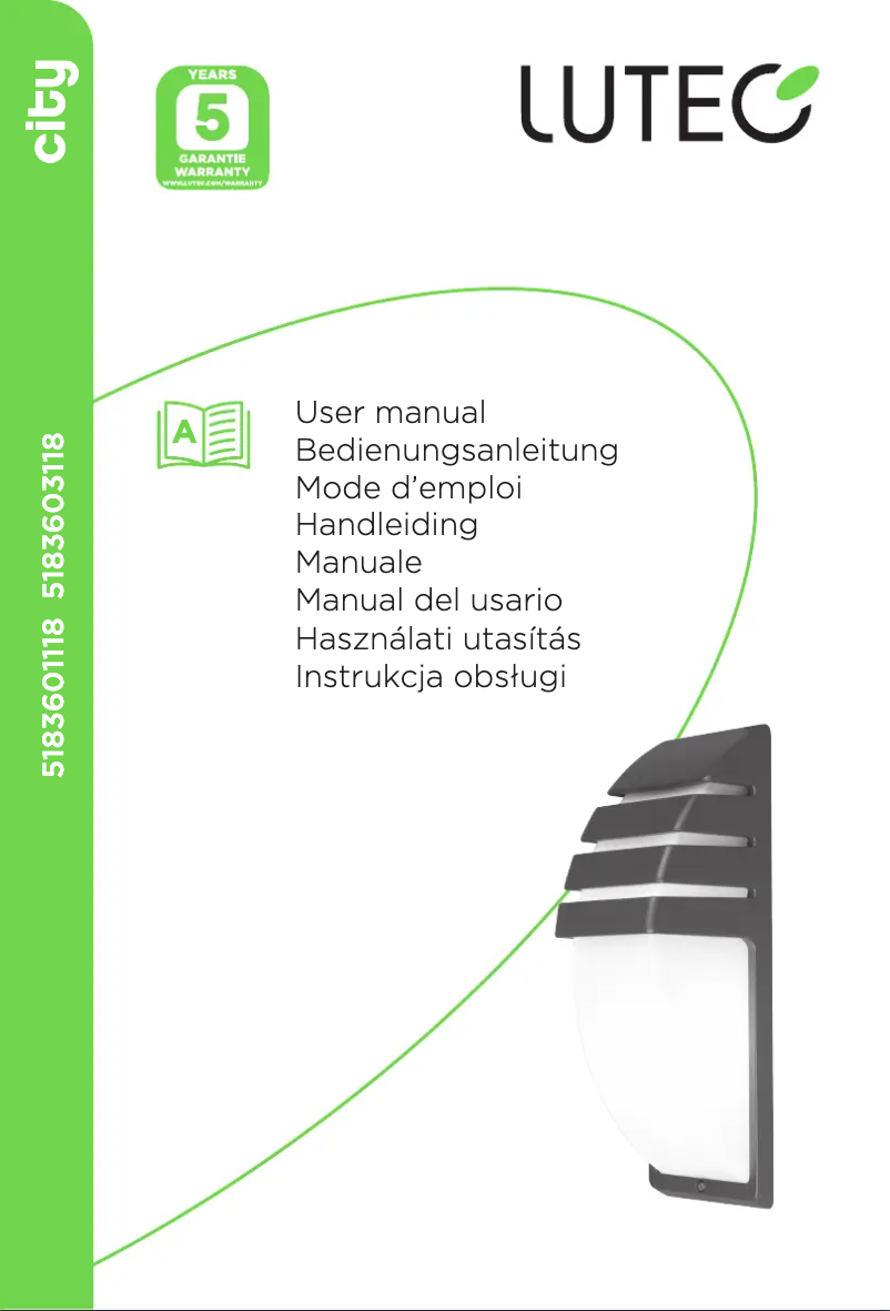 Page n°1 - Manuel utilisateur Lutec City