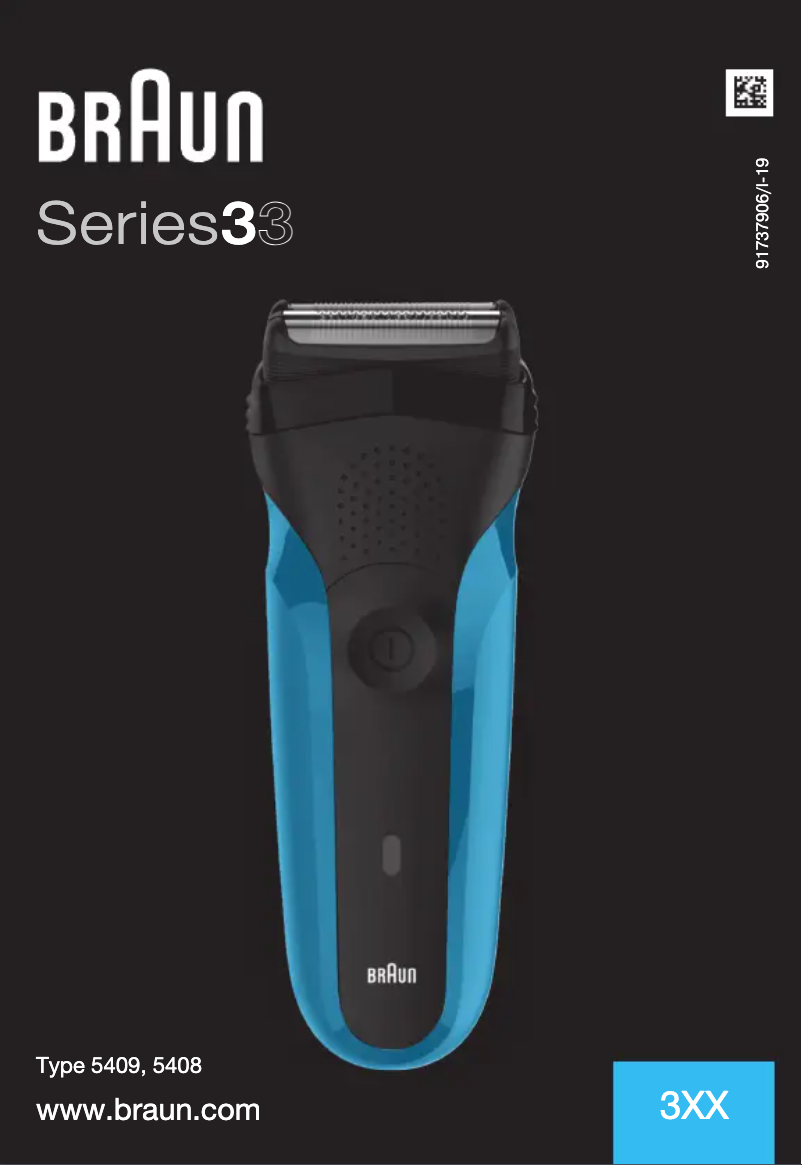 Page n°1 - Manuel utilisateur Braun Series 3 300BT