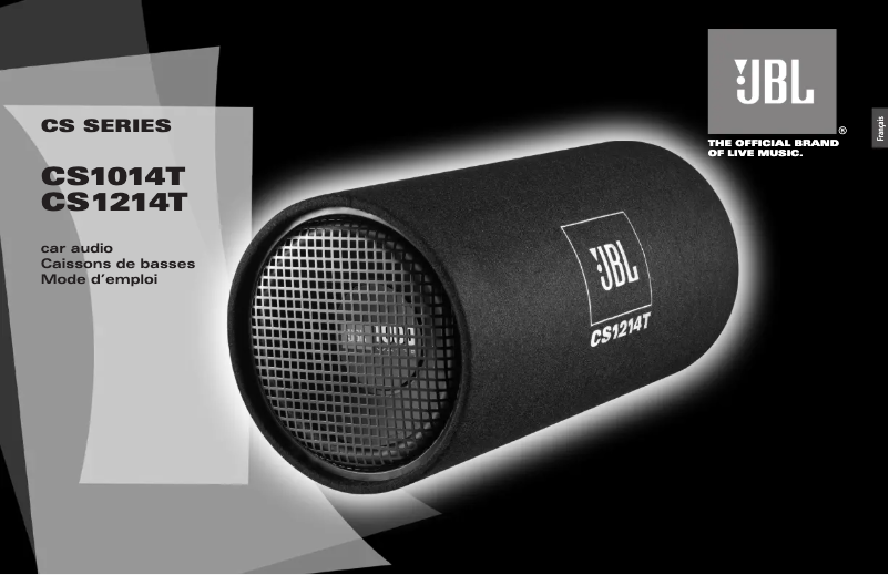 Image de la première page du manuel de l'appareil CS1214T