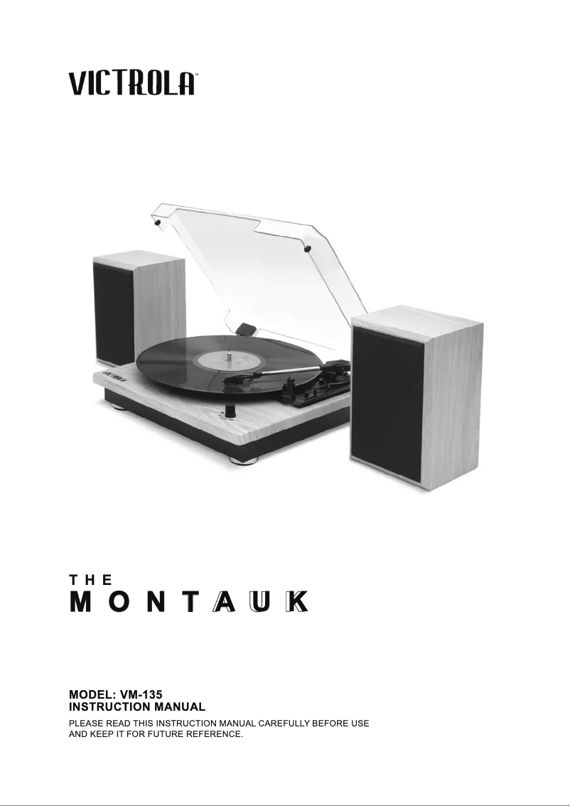 Image de la première page du manuel de l'appareil The Montauk VM-135