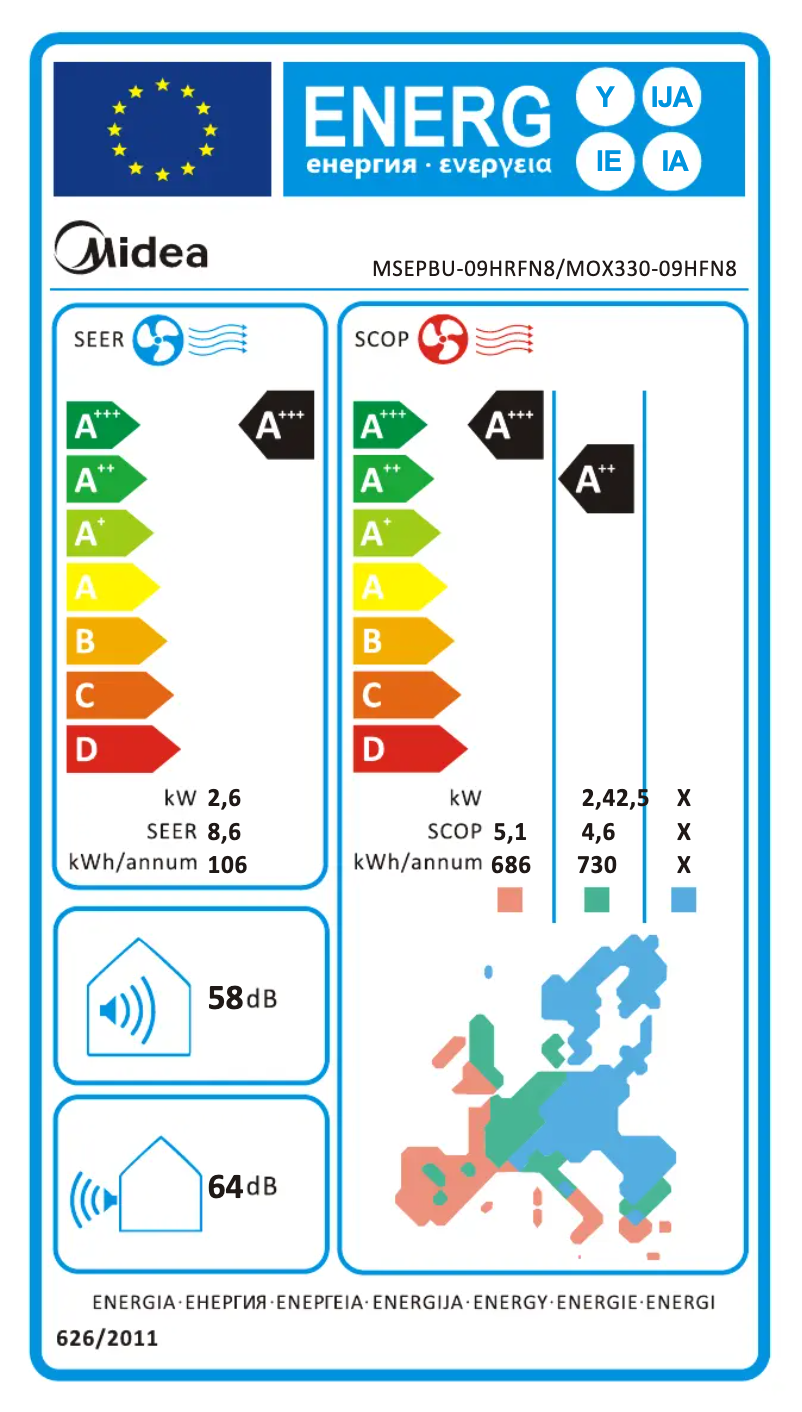 Image de la première page du manuel de l'appareil MSEPBU-09HRFN8