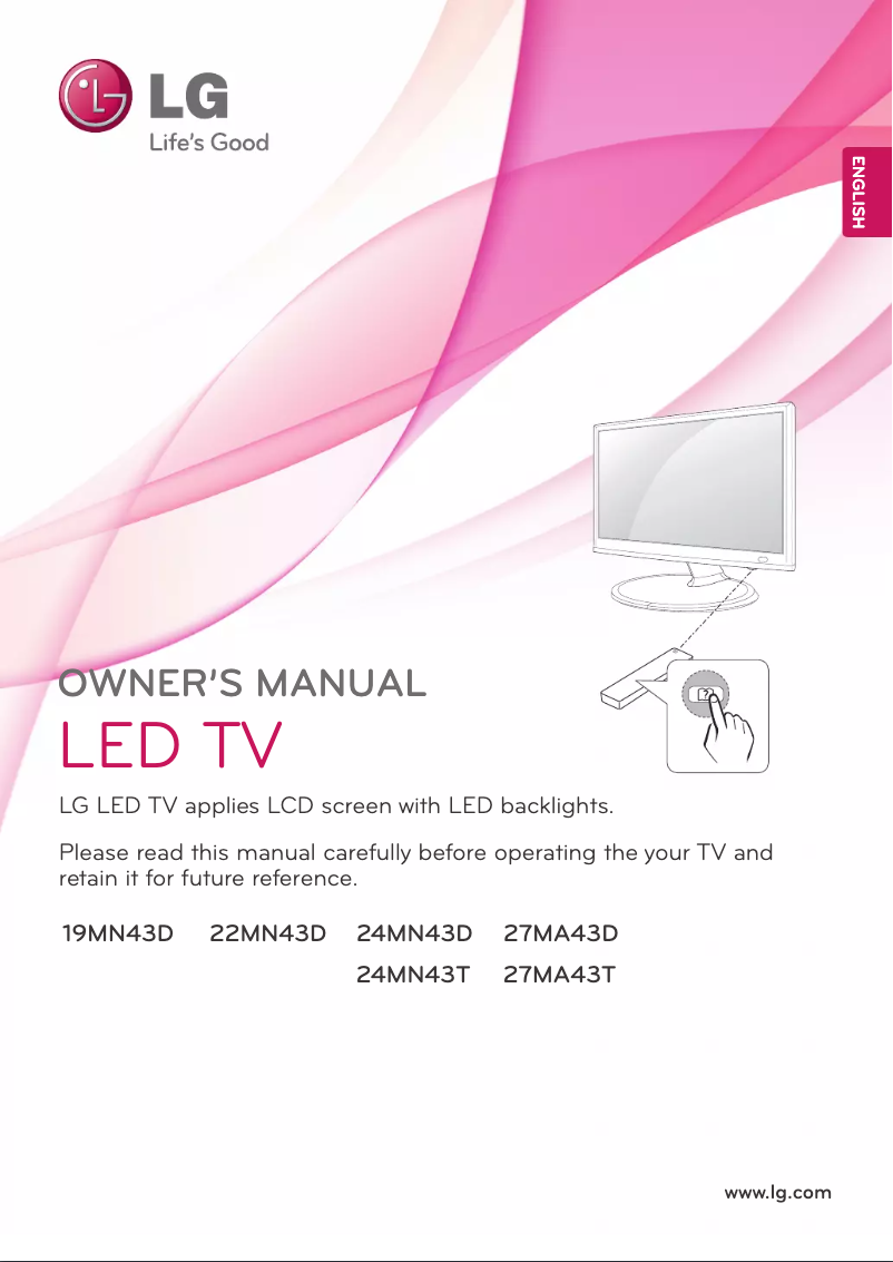 Page 1 de la notice Manuel utilisateur LG 27MA43T