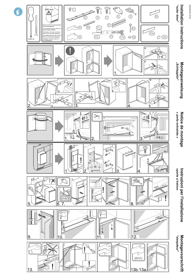 Page n°1 - Guide d'installation Siemens KI20LA20