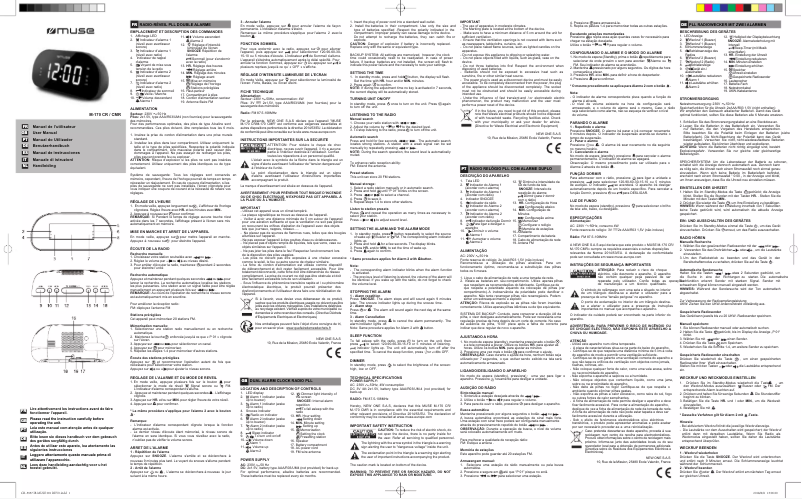 Image de la première page du manuel de l'appareil M-170 CMR