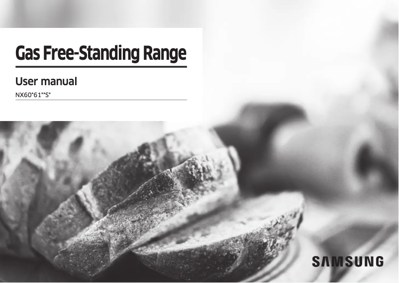 Page 1 de la notice Manuel utilisateur Samsung NX60A6111SS