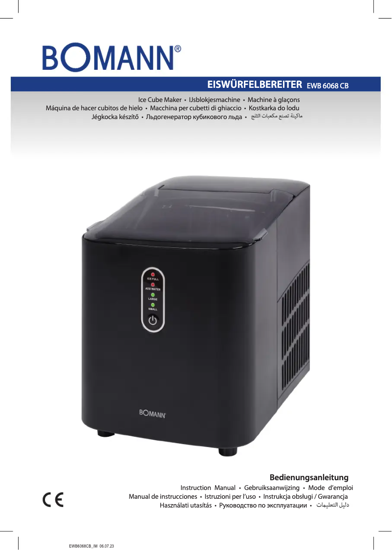 Page 1 of the manual User Manual Bomann EWB 6068 CB