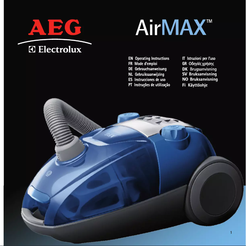 Página 1 del manual Manual de usuario AEG AirMax AAM6108FB