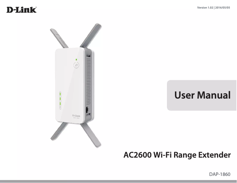 Page 1 de la notice Manuel utilisateur D-Link DAP-1860