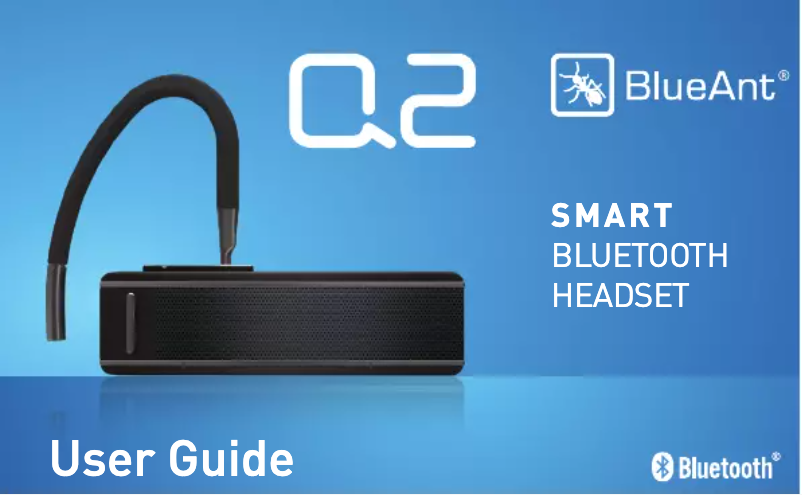 Page n°1 - Manuel utilisateur BlueAnt Q2