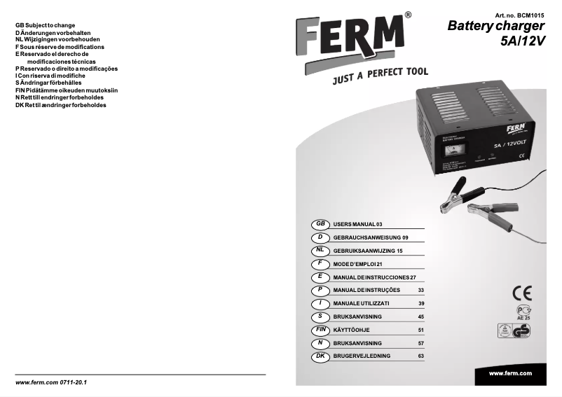Imagen de la primera página del manual del dispositivo BCM1015