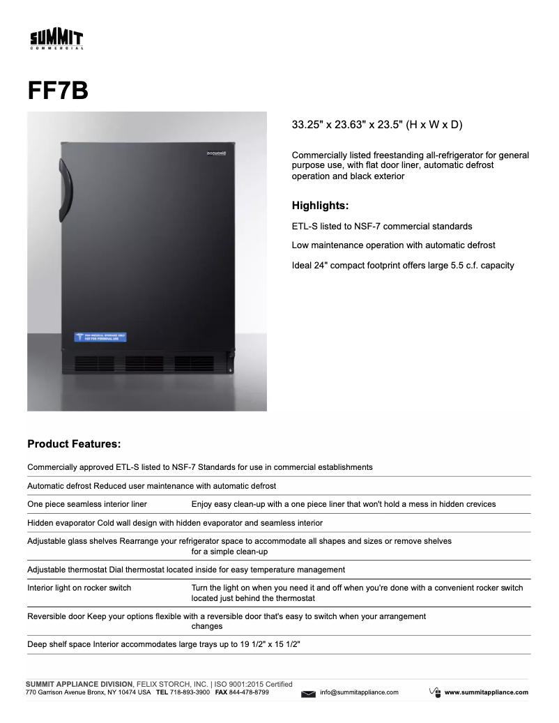 Image de la première page du manuel de l'appareil FF7