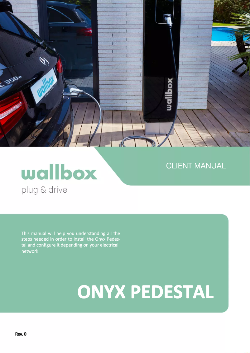 Page 1 de la notice Manuel utilisateur Wallbox Onyx