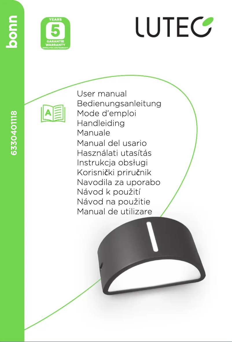 Page n°1 - Manuel utilisateur Lutec Bonn