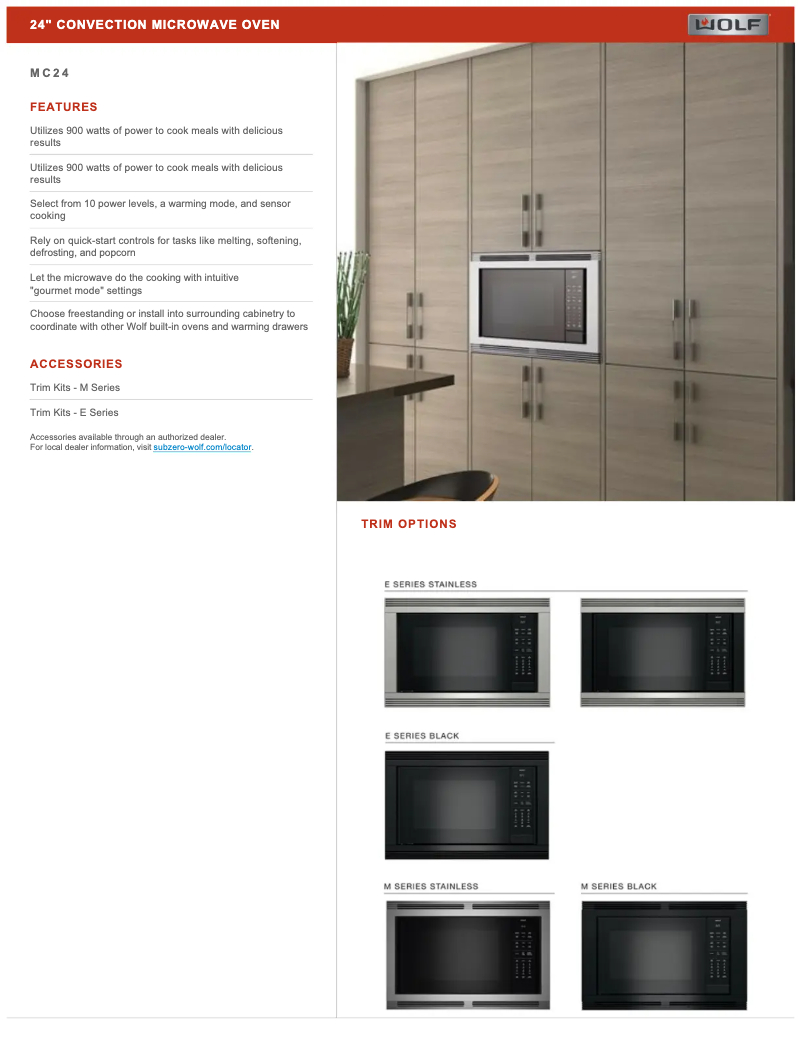 Página 1 del manual Manual de usuario Wolf MC24