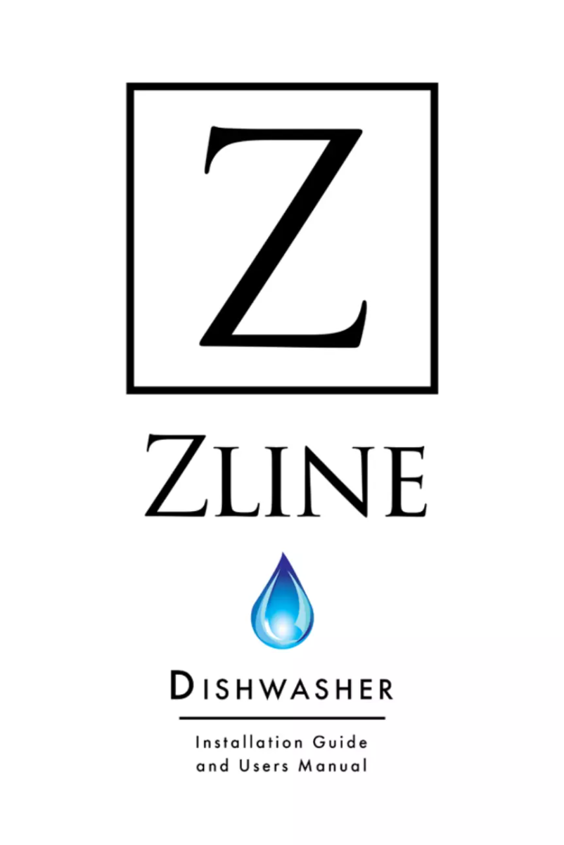 Page 1 de la notice Manuel utilisateur ZLine DW30424