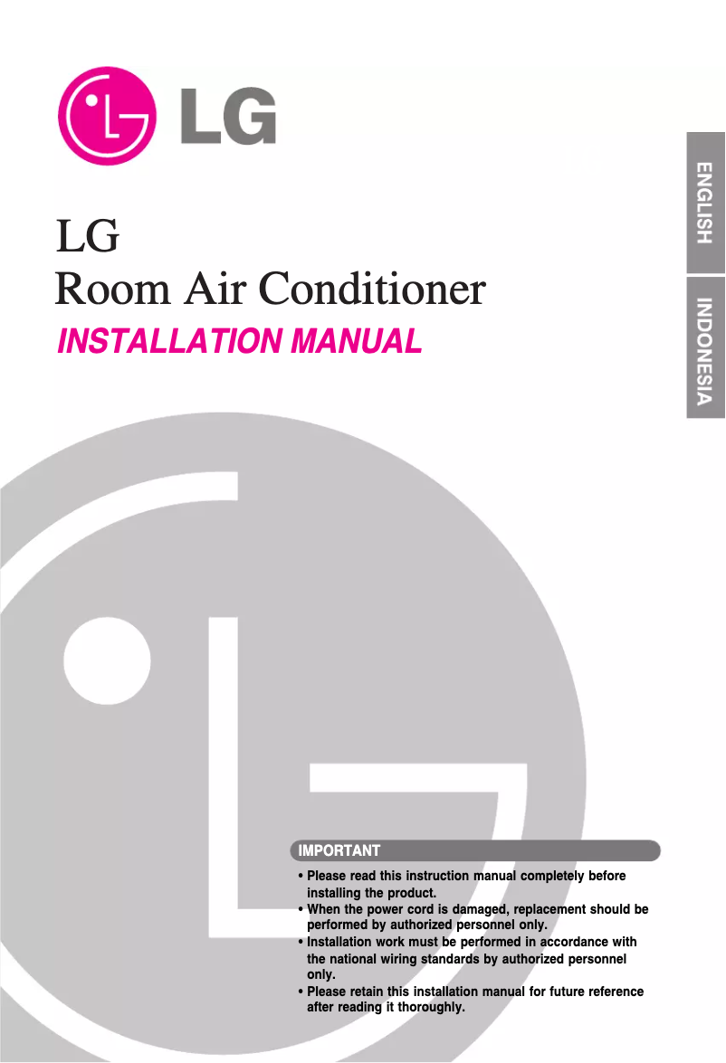 First page image of the manual for S09LS