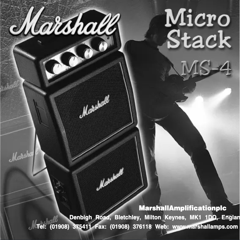 Image de la première page du manuel de l'appareil Micro Stack MS-4