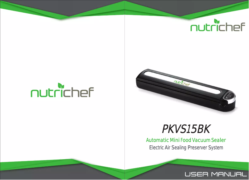 Image de la première page du manuel de l'appareil PKVS15BK