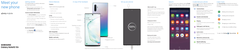 Page n°1 - Guide de démarrage rapide Samsung Galaxy Note 10