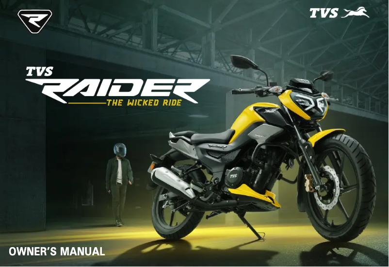 Page 1 de la notice Manuel utilisateur TVS Raider