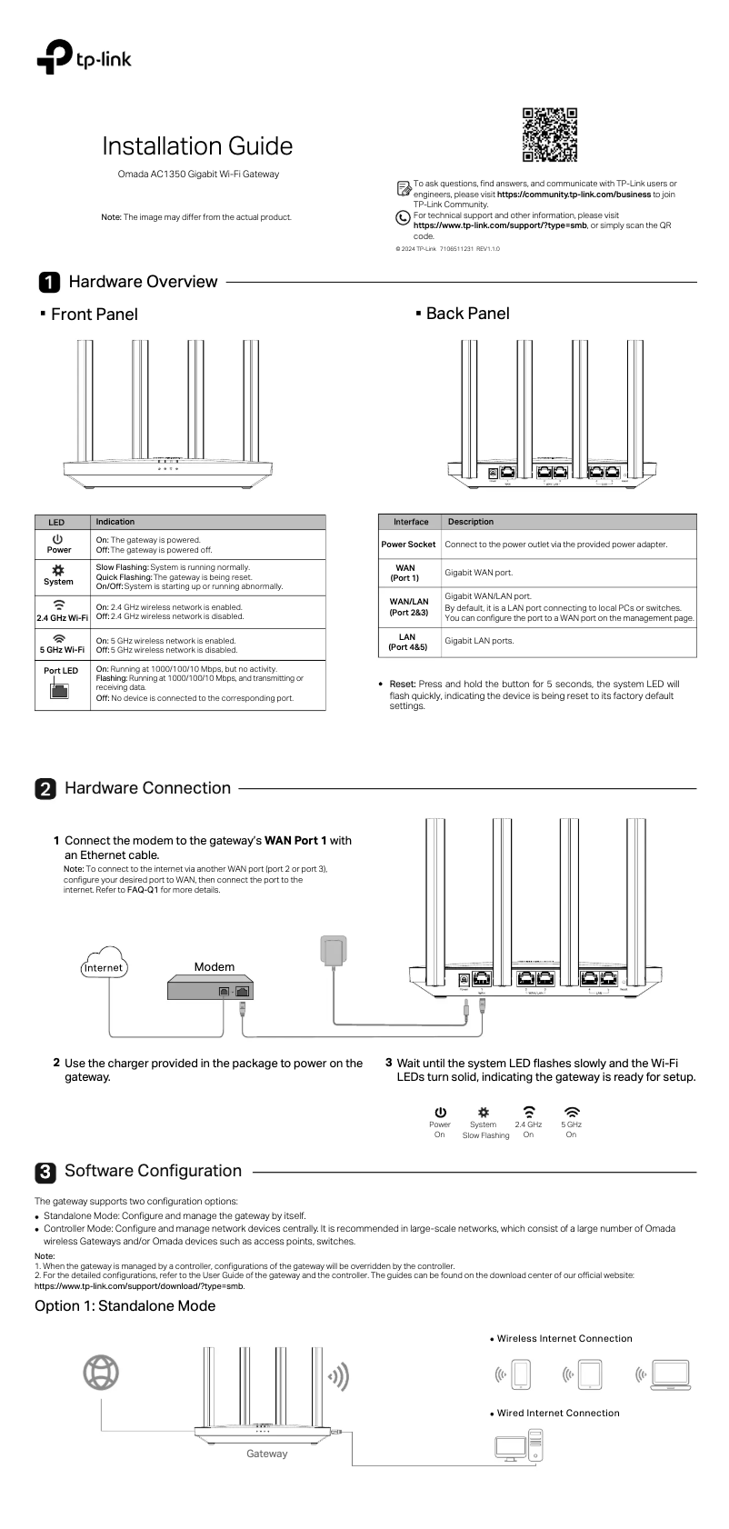 Página 1 del manual Manual de usuario TP-Link ER605W