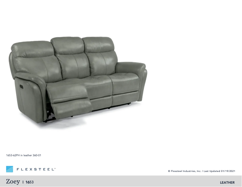 Image de la première page du manuel de l'appareil Zoey 1653-62PH