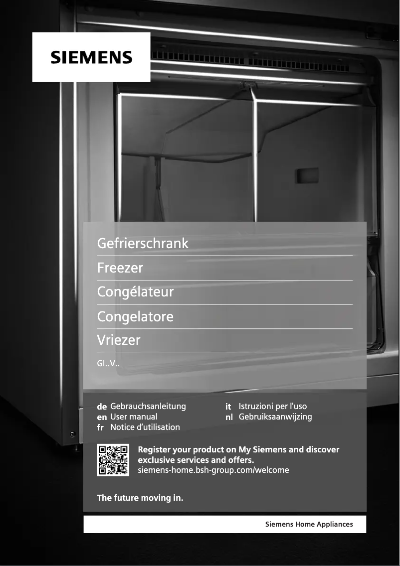 Page 1 de la notice Manuel utilisateur Siemens GI21VAFE0