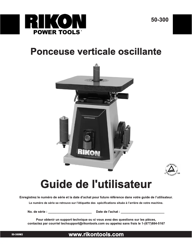 Image de la première page du manuel de l'appareil 50-300