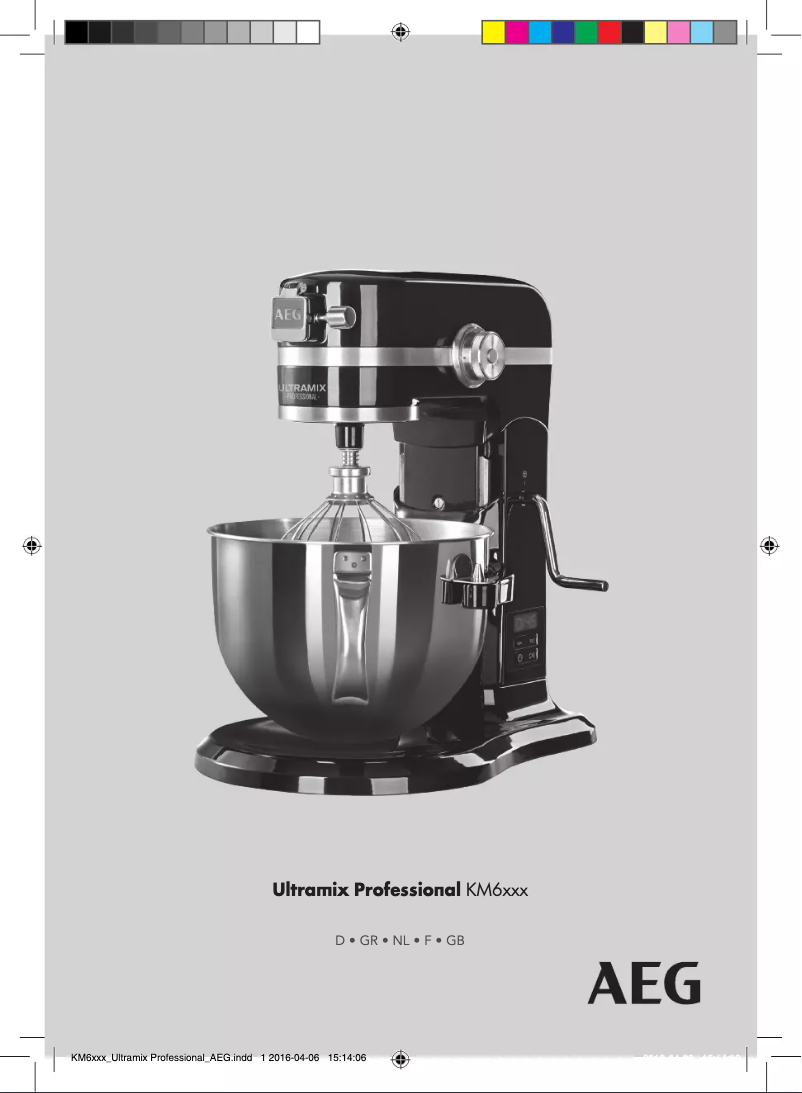 Page n°1 - Manuel utilisateur AEG KM6100