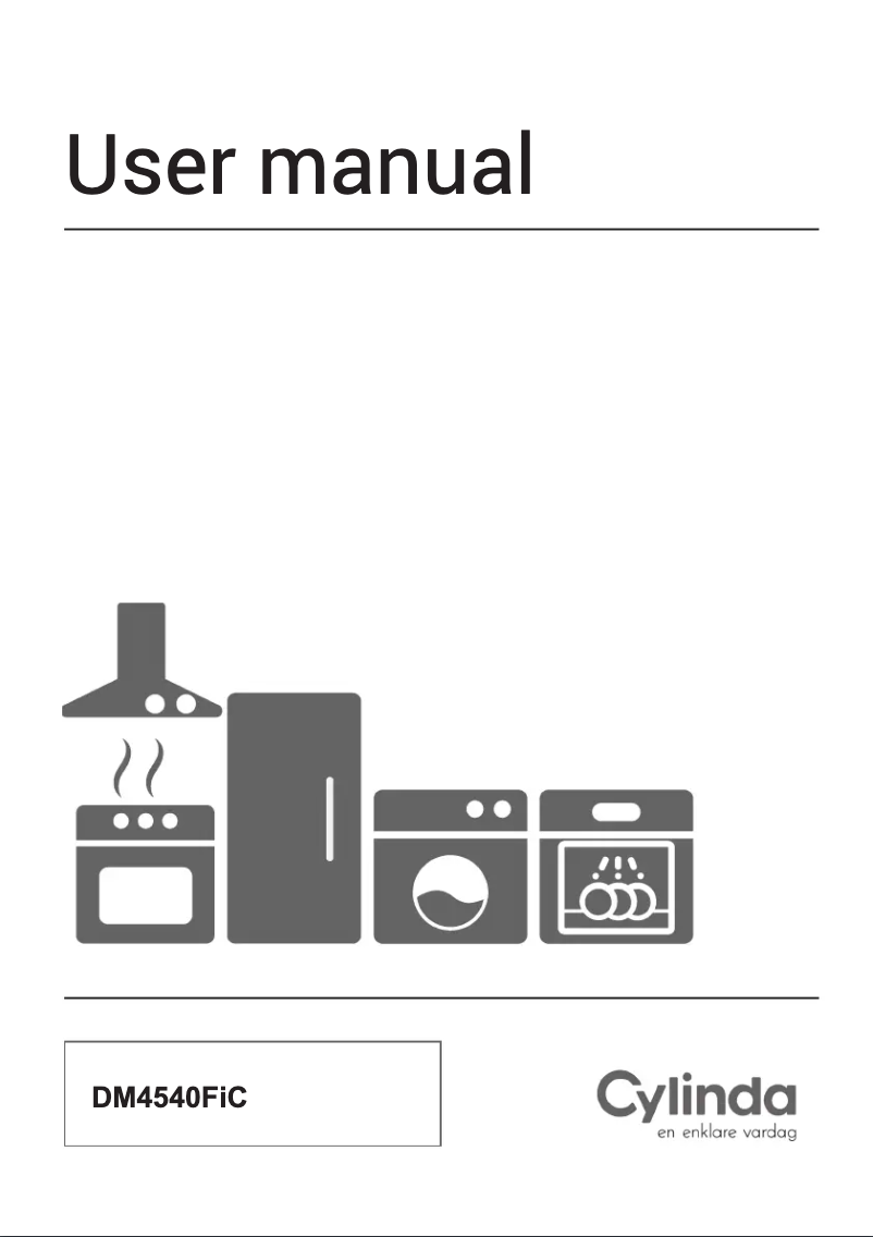 Page 1 de la notice Manuel utilisateur Cylinda DM4540FIC