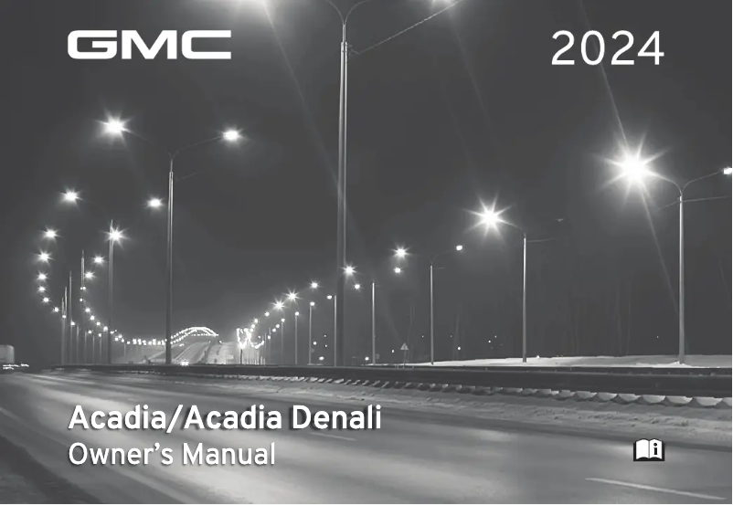 Image de la première page du manuel de l'appareil Acadia (2024)