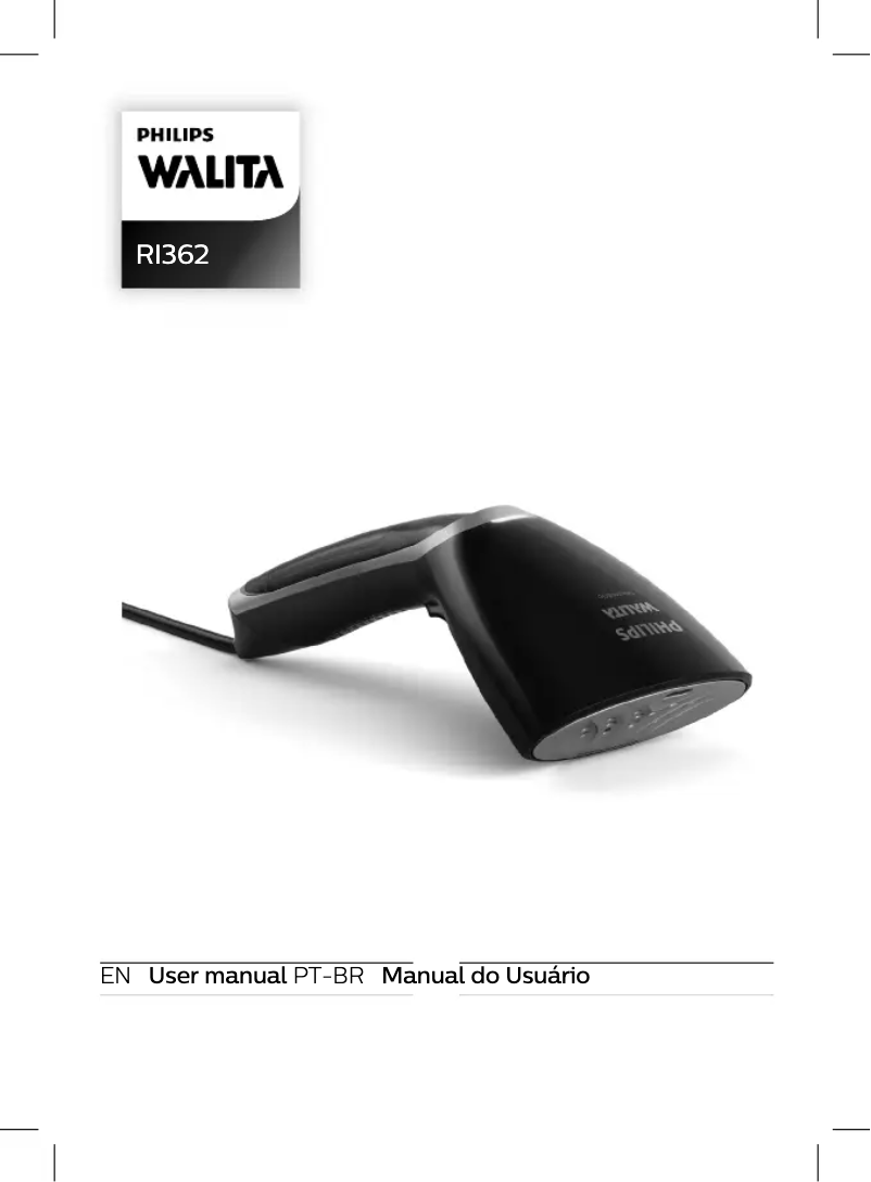 Page n°1 - Manuel utilisateur Philips Walita RI362