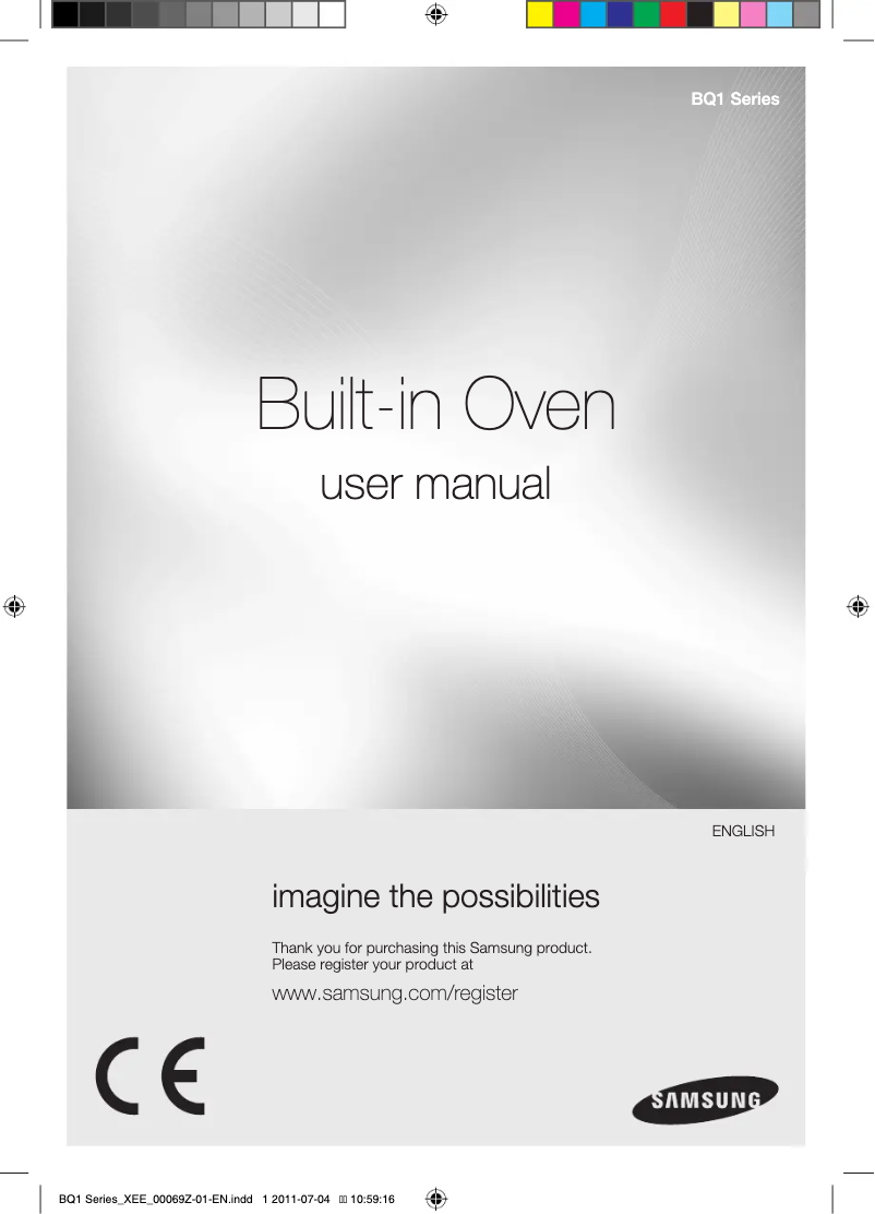 Page 1 de la notice Manuel utilisateur Samsung BQ1D4T144/XEE