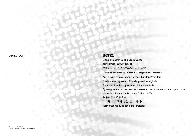 Page 1 de la notice Manuel utilisateur BenQ X12000