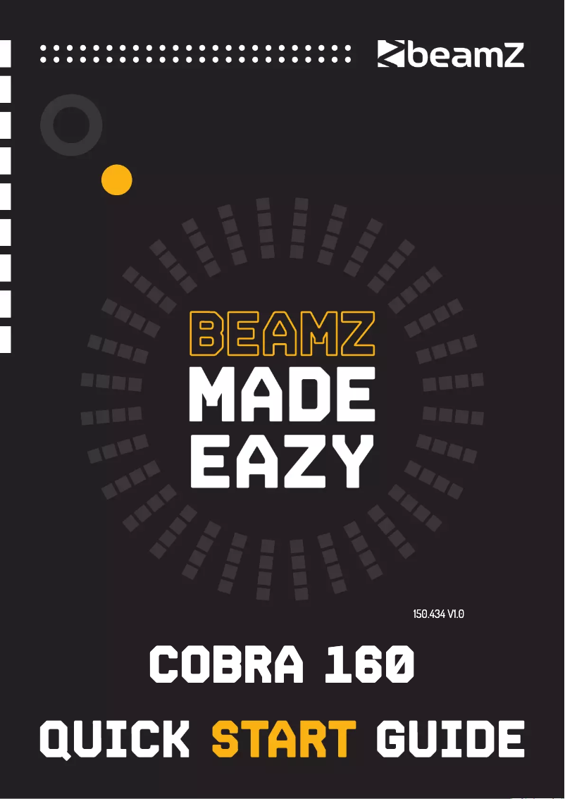 Image de la première page du manuel de l'appareil Cobra 160