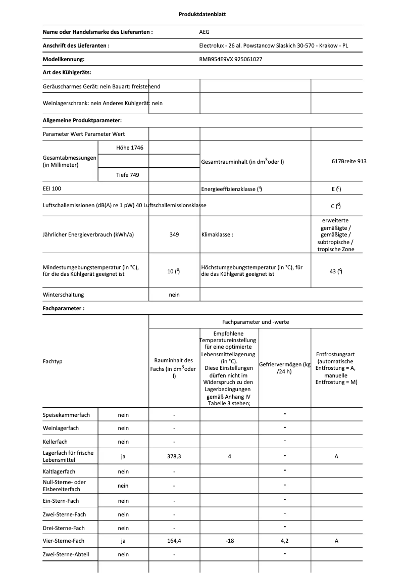 Image de la première page du manuel de l'appareil RMB954E9VX