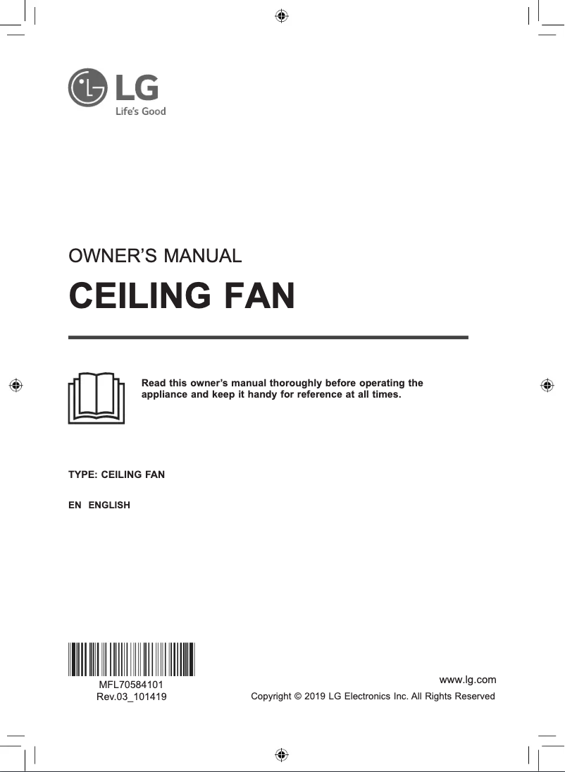 Image de la première page du manuel de l'appareil FC48GSPA1