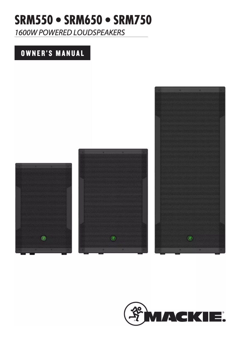 Image de la première page du manuel de l'appareil SRM750