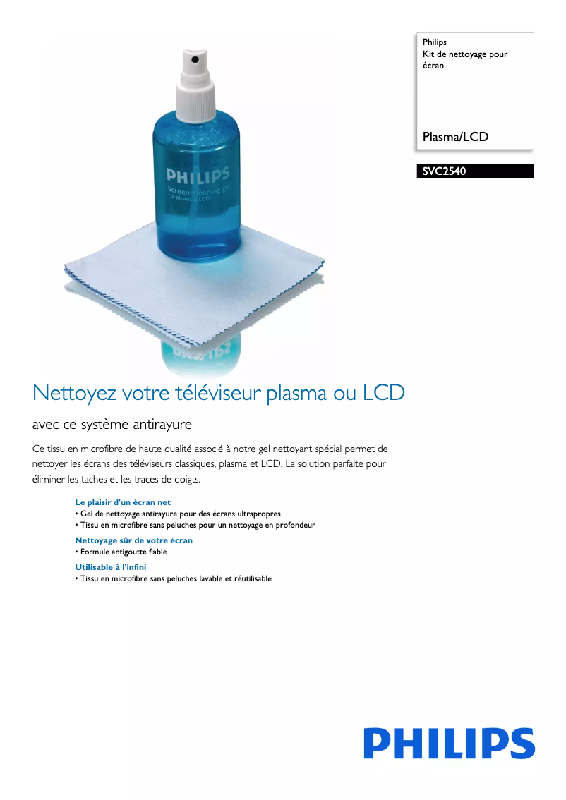 Imagen de la primera página del manual del dispositivo SVC2540