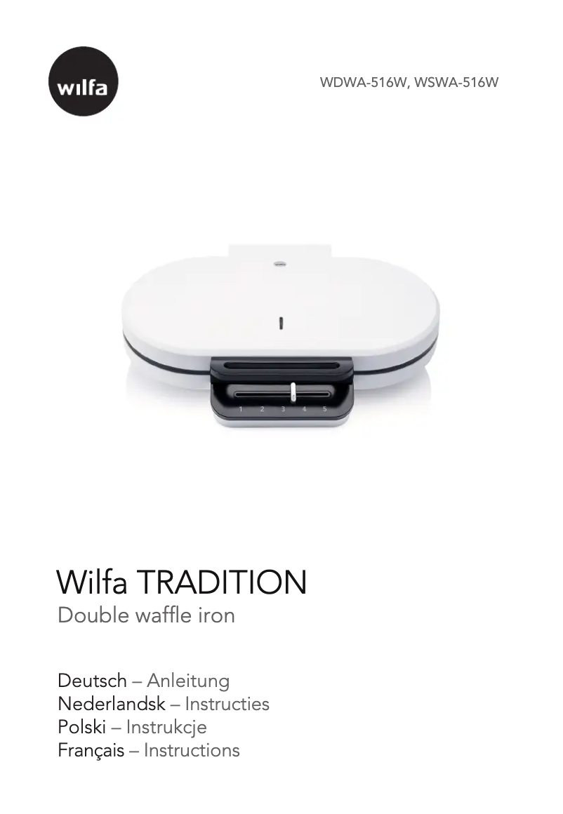 Page n°1 - Manuel utilisateur Wilfa WSWA-516W