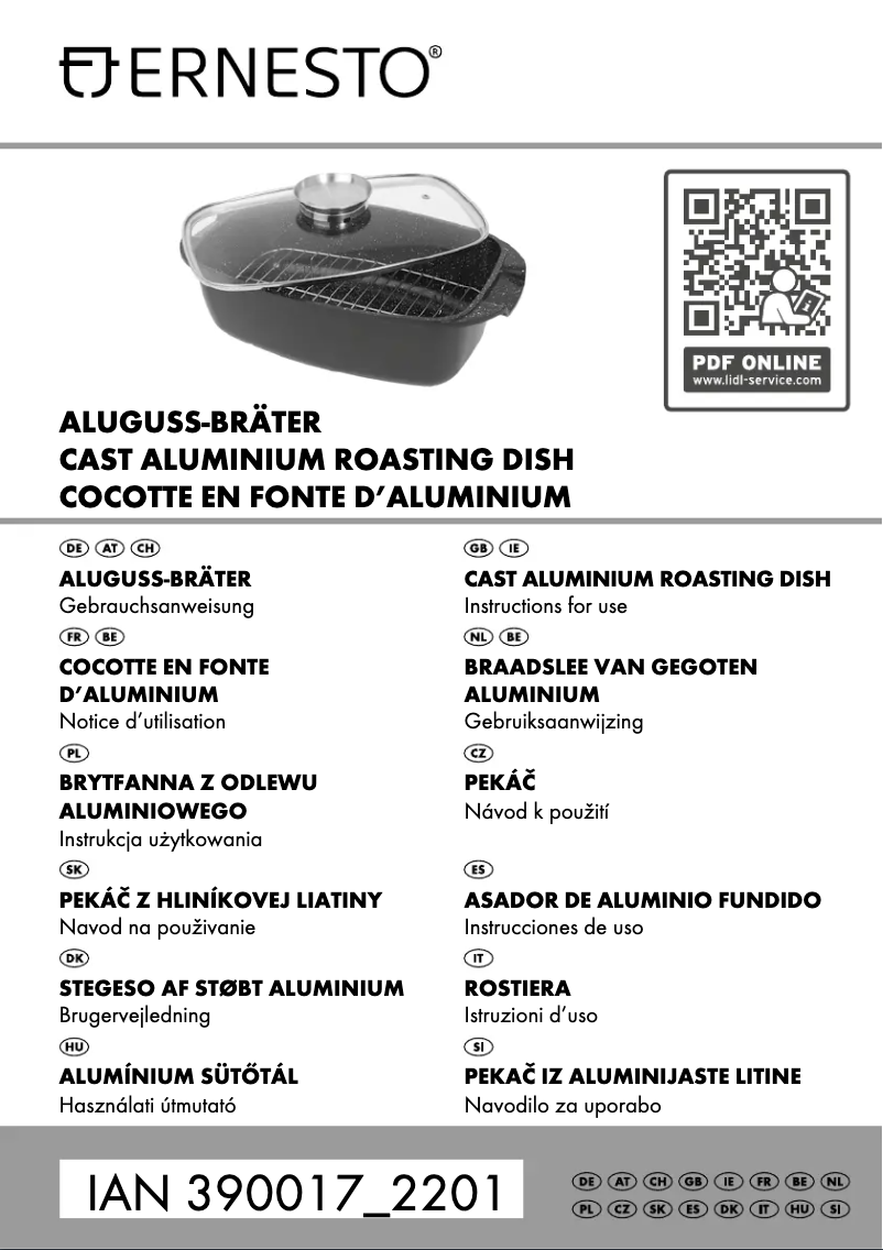 Image de la première page du manuel de l'appareil IAN 390017