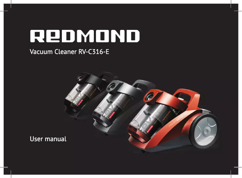 Image de la première page du manuel de l'appareil RV-C316-E