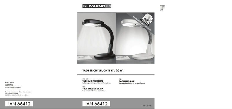 Page 1 de la notice Manuel utilisateur Livarno Lux LTL 20 A1